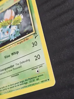 Pokemon Card Base Set 2 Ivysaur 44/130 Uncommon WOTC Vintage LP/NM 1990's - Image 5