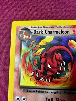 🔥 Dark Charmeleon W Stamp 32/82 Team Rocket WOTC Pokemon Card LP - Image 3