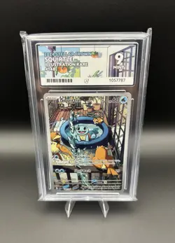 Pokemon TCG Card Squirtle 148/142 Stellar Crown Illustration Rare - ACE 9 - Image 1