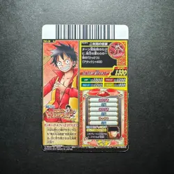 S1366 Luffy Japanese One Piece Treasure World Berry Match Carddass Card - Image 2
