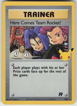HERE COMES TEAM ROCKET! 15/82 HOLO CELEBRATIONS: CLASSIC COLLECTION HOLO NM - Image 1