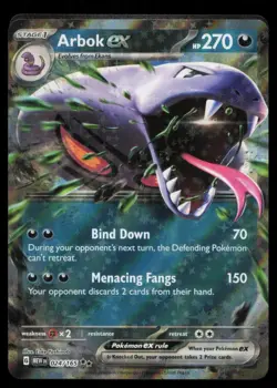 Pokemon Arbok ex - 024/165 - Double Rare 151 Holo NM - Image 1