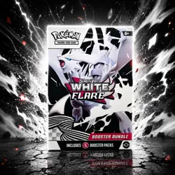 Pokemon TCG White Flare Booster Bundle Factory Sealed 6 Packs NEW - Image 1