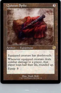 MAGIC: THE GATHERING QUIETUS SPIKE 46 THE BROTHERS' WAR: RETRO FRAME ARTIFACTS - Image 1
