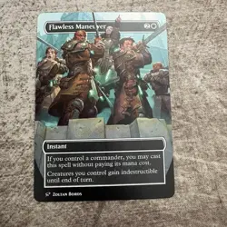 Flawless Maneuver - Custom Art MTG Magic The Gathering Playtest Card - Image 1