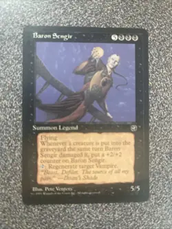 NEW - MTG - Baron Sengir New Vampire Card - Magic the Gathering - 1995 - Image 1
