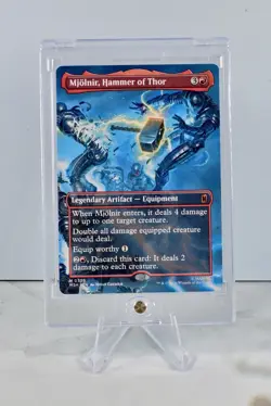 MSH -0339 Mjolnir, Hammer of Thor (Borderless) Marvel Super Heroes Regular - Image 2