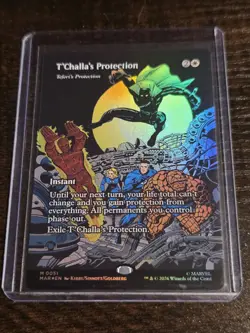 T'Challa's Protection - Teferi's Protection (Borderless) Marvel Universe Foil - Image 2