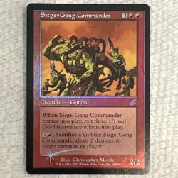 Wizards of the Coast MTG Siege-Gang Commander Scourge Foil Rare #103 - Image 1