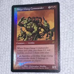 Wizards of the Coast MTG Siege-Gang Commander Scourge Foil Rare #103 - Image 2
