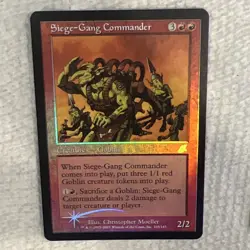 Wizards of the Coast MTG Siege-Gang Commander Scourge Foil Rare #103 - Image 3