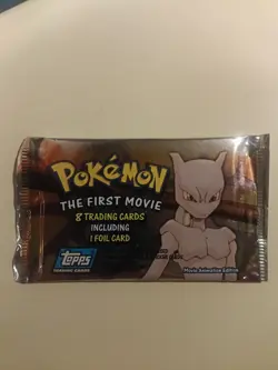 Topps Pokemon: The First Movie Trading Card Booster Pack - 9 Count - Image 1