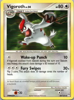NM - Vigoroth #68/123 | Uncommon | Mysterious Treasures - Image 1