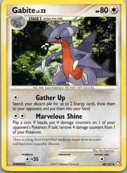 NM - Gabite #48/123 | Uncommon | Mysterious Treasures - Image 1