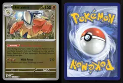 Hariyama 073/132 Mega Evolution Reverse Holo NM/M Pokemon - Image 3