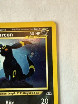 Pokemon TCG Umbreon Neo Discovery Holo Rare Card 13/75 - Image 4
