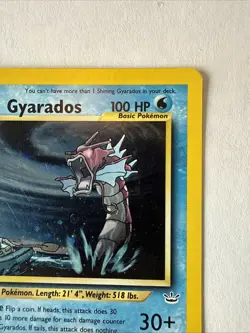 Pokemon TCG Neo Revelation Shining Gyarados 65/64 Secret Rare Holo Card English - Image 4