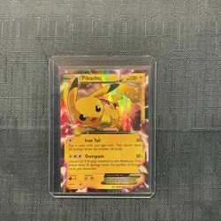 Pokemon TCG Pikachu EX XY84 XY Promo Holo English Pokemon TCG MP - Image 1