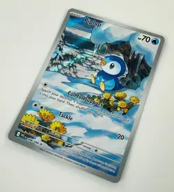 POKEMON Phantasmal Flames - Piplup Illustration Rare 098/094 - Full Art - Image 1
