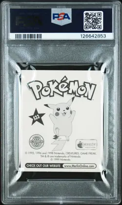 1999 MERLIN POKEMON #S33 PROF.OAK-PRISM PSA 10 - Image 2