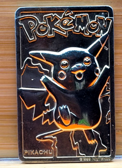 Pikachu 1999 Pokemon 23K Gold-Plated Burger King Nintendo Promo Trading Card - Image 1