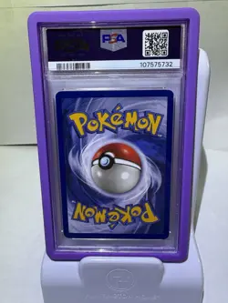 1999 Pokemon Fossil: Gengar Holo #5 PSA 7 English (Slab Guard Included) - Image 2