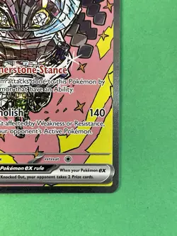 Pokemon Cornerstone Mask Ogerpon ex 160/131 Sv: Prismatic Evolutions Holo - Image 5