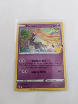 Pokemon TCG Xerneas Celebrations 012/025 Holo Holo Rare - Image 1