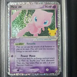 Pokemon Mew ex 88/92 Celebrations Classic Collection Holo EX 2021 PSA 9 - Image 2