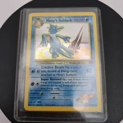 Pokemon TCG Misty's Golduck Gym Challenge 12/32 Holo Unlimited Rare NM 2000 - Image 1