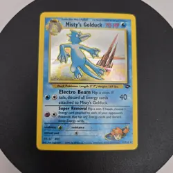 Pokemon TCG Misty's Golduck Gym Challenge 12/32 Holo Unlimited Rare NM 2000 - Image 3