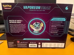 Pokemon TCG Vaporeon VMAX Premium Collection Box Evolving Skies - New Sealed - Image 2