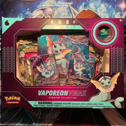Pokemon Vaporeon VMAX Premium Collection Box - Factory Sealed - Evolving Skies - Image 1