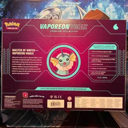 Pokemon Vaporeon VMAX Premium Collection Box - Factory Sealed - Evolving Skies - Image 2