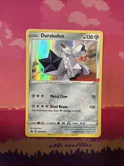 Pokemon Card Duraludon SWSH028 Gamestop Promo STAMPED Near Mint - Image 1