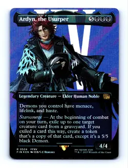 2025 MTG Final Fantasy Ardyn, the Usurper (Borderless) (Surge Foil) #0524 NM - Image 1