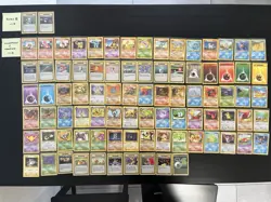 1st Gen Vintage WOTC Pokemon 87 Card Lot: 2 Rares - READ DESCRIPTION - Image 1