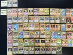 1st Gen Vintage WOTC Pokemon 87 Card Lot: 2 Rares - READ DESCRIPTION - Image 2
