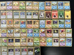 1st Gen Vintage WOTC Pokemon 87 Card Lot: 2 Rares - READ DESCRIPTION - Image 3