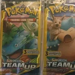 Pokemon Sun & Moon Team Up 3 Card Mini Booster - Image 1