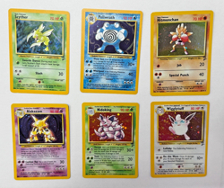 Pokemon Vintage Holo Rare Lot 6 Cards / Base Set 2 WOTC 2000 - Image 1