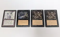 4X Ice Age MTG Cards Dance of the Dead Demonic Consultation MP - Image 1