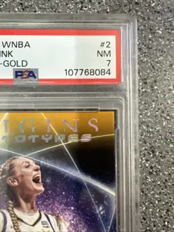 2024 Panini Origins WNBA - Cameron Brink PSA 7 Gold 9/10 (RC) - Image 4