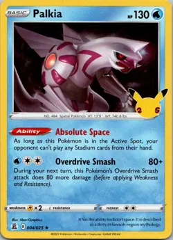 NM - Palkia #004/025 | Holo Rare | Celebrations - Image 1