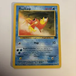 Pokemon TCG Magikarp Team Rocket 47/82 - Vintage 1999 MP - Image 1
