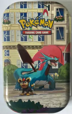 Pokemon Lumiose City Mini Tin Salamance & Litleo in Hand Fast Shipping🔥SEALED✅ - Image 1