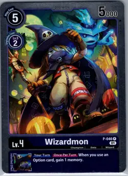Wizardmon P-046 P Digimon Promotion Cards - Digimon Card Game - NM - Image 1