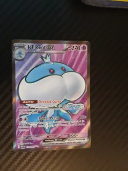 Pokemon Card Jellicent EX 160/086 White Flare Full Art Ultra Rare NM - Image 1