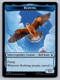 Redwing T 0007 / Zabu T 0016 Marvel Super Heroes Regular - Image 1