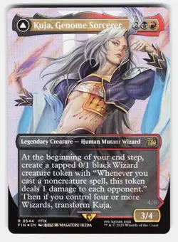 KUJA, GENOME SORCERER (BORDERLESS) (SURGE FOIL) 544 - MTG - CORNELIUS NM/M - Image 1